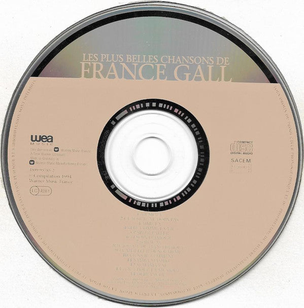 France Gall : Les Plus Belles Chansons De France Gall (CD, Comp)