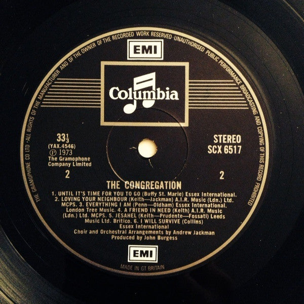 Congregation (2) : The Congregation (LP)