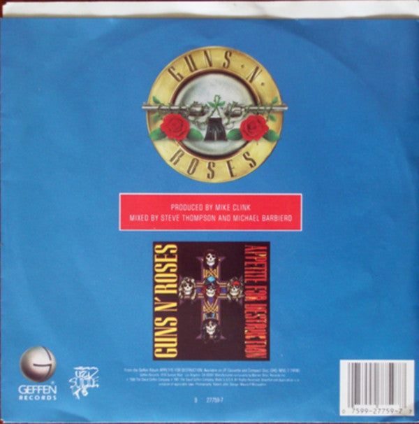 Guns N' Roses : Welcome To The Jungle (7", Single)