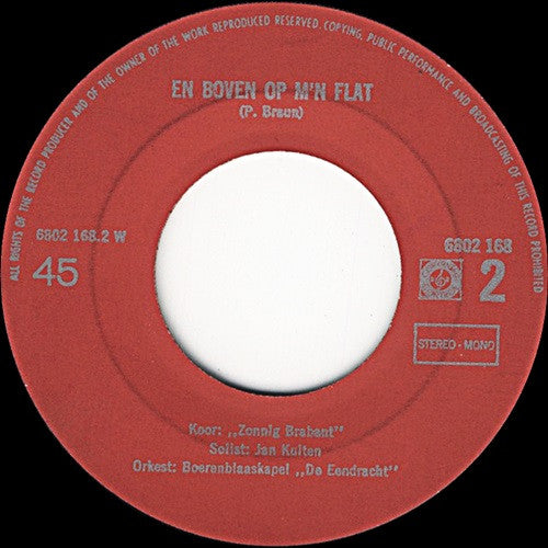 Jan Kuiten, Stadshofkapel De Eendracht, Koor "Zonnig Brabant" : ....En Dé Doe Mér (7")