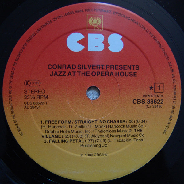 Various : Conrad Silvert Presents Jazz At The Opera House (2xLP, Album)