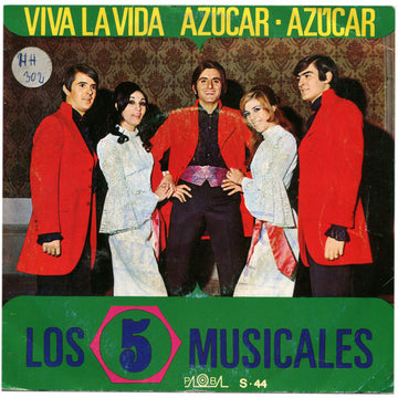 Los 5 Musicales : Viva La Vida / Azúcar-Azúcar (7", Single, Promo)