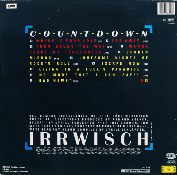 Irrwisch : Countdown (LP, Comp, RE)