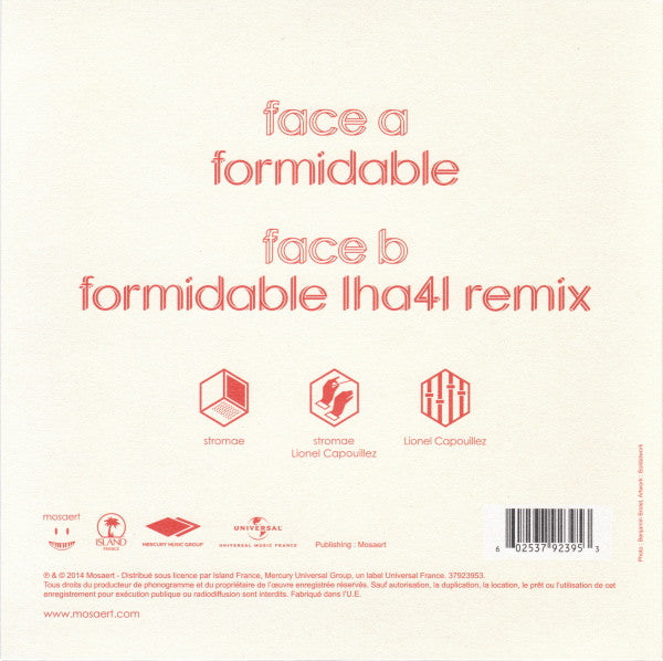 Stromae : Formidable (7", Single, Gol)