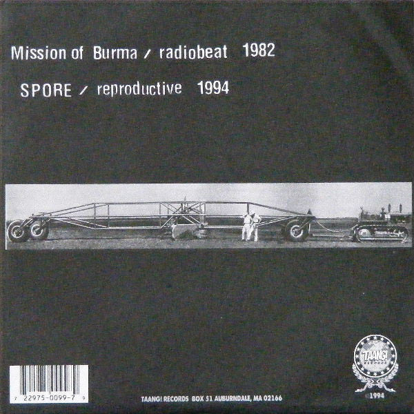 Mission Of Burma / Spore (2) : Active In The Yard (7", Ltd, Whi)