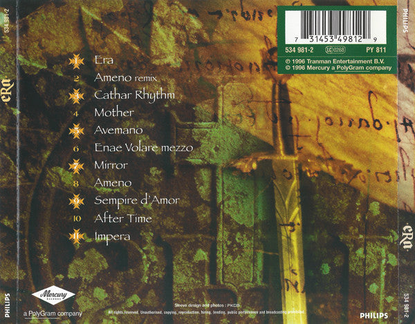 Era : Era (CD, Album, RP)