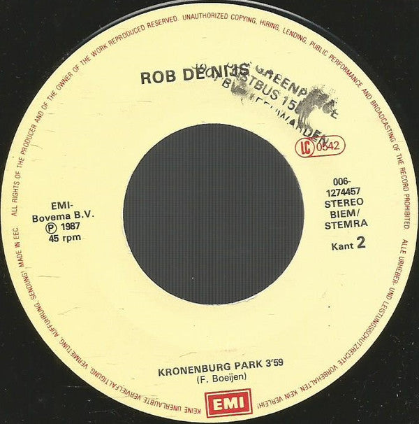 Rob de Nijs : 't Is Nooit Te Laat (7", Single)