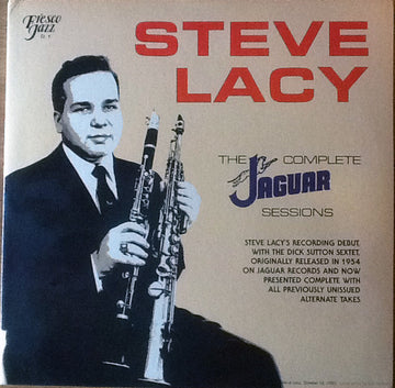 Steve Lacy : The Complete Jaguar Sessions (2xLP, Comp, Mono)