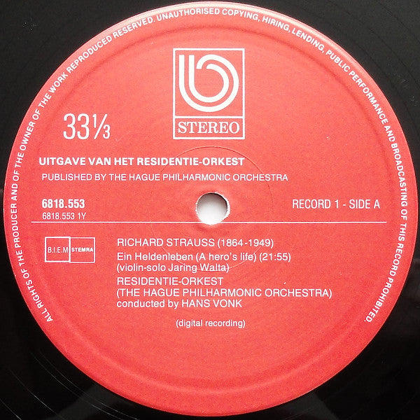 Residentie Orkest : Symfonische Poëzie (2xLP, Gat)