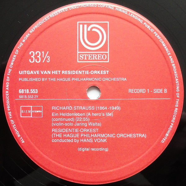 Residentie Orkest : Symfonische Poëzie (2xLP, Gat)