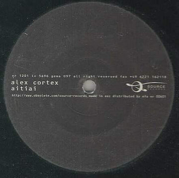 Alex Cortex : Aitiai (12")