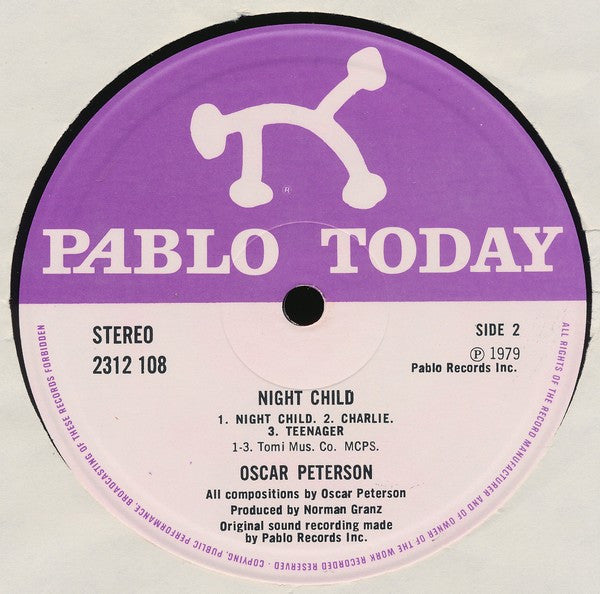 Oscar Peterson Quartet* : Night Child (LP, Album)