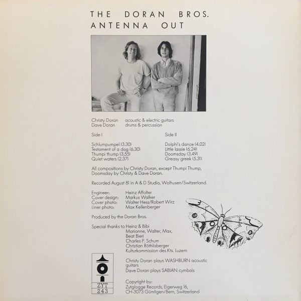The Doran Bros. : Antenna Out (LP, Album)