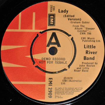 Little River Band : Lady (7", Promo)