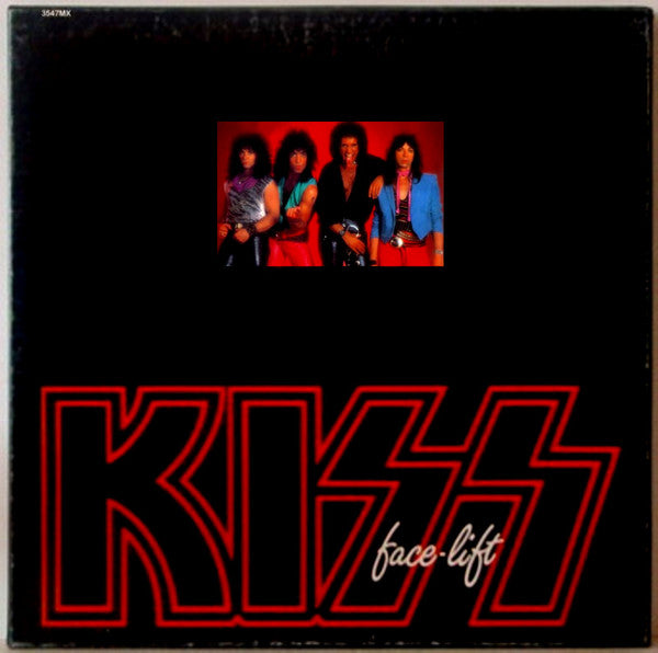 Kiss : Face-Lift (Box, Unofficial + 3xLP, Unofficial, Red)