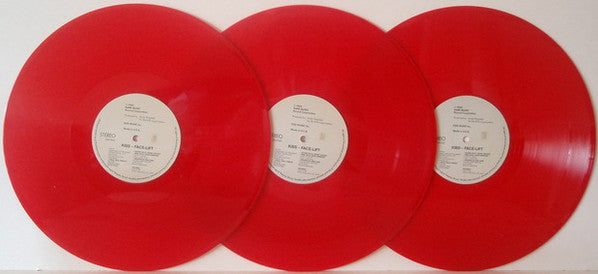 Kiss : Face-Lift (Box, Unofficial + 3xLP, Unofficial, Red)