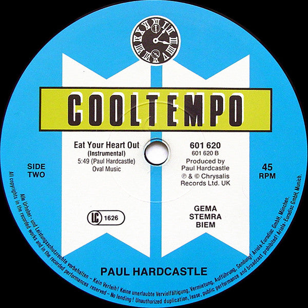 Paul Hardcastle : Eat Your Heart Out (12")