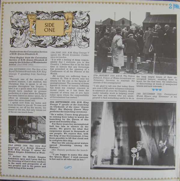 Various : Fifty Years Of Royal Broadcasts, 1924-1974 (2xLP, Comp, Mono)