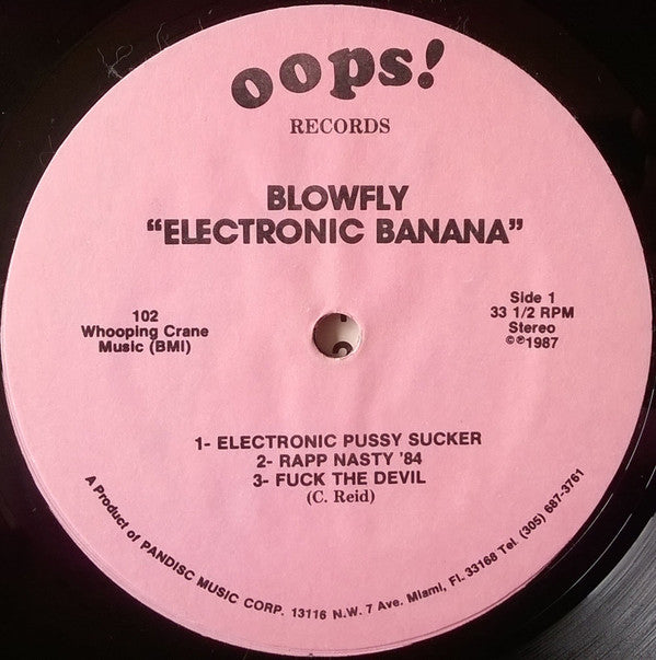 Blowfly : Electronic Banana (LP, Album, RP)
