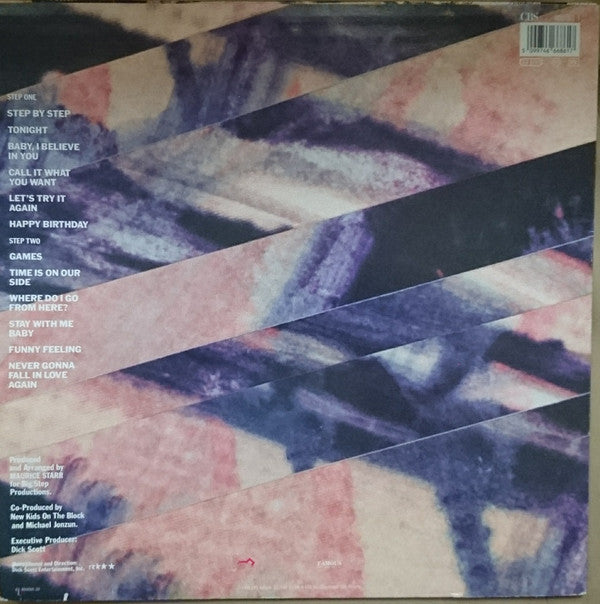 New Kids On The Block : Step By Step (LP, Album, Club)