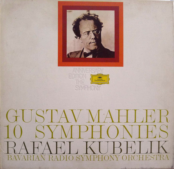 Gustav Mahler – Rafael Kubelik, Symphonie-Orchester Des Bayerischen Rundfunks : 10 Symphonies (14xLP, Comp + Box)