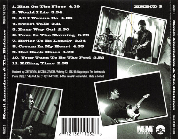 Monti Amundson & The Blubinos : Man On The Floor (CD, Album)