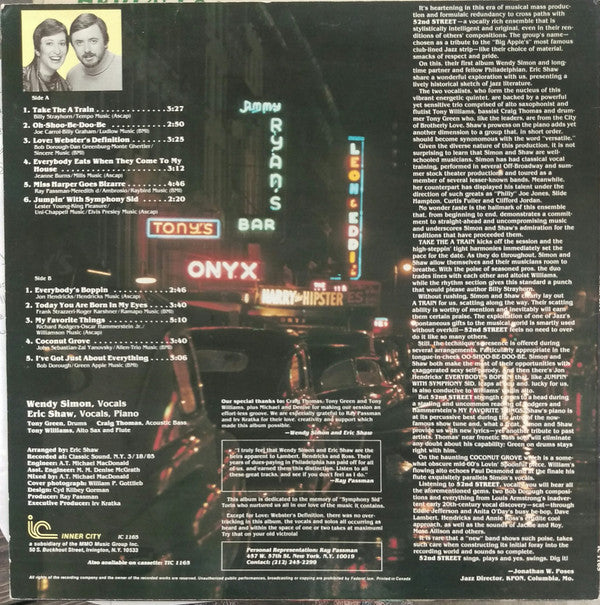 52nd Street (2) : Scrapple To The Apple (LP, Album)