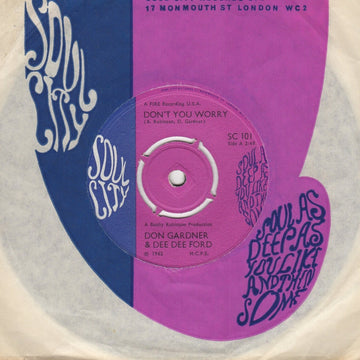 Don Gardner And Dee Dee Ford : Don't You Worry (7", Single, RE)