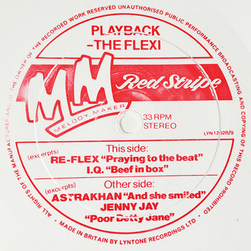 Various : Playback  - The Flexi (Flexi, 7", Whi)