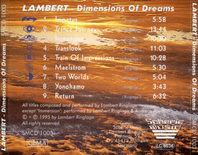 Lambert : Dimensions Of Dreams (CD, Album)