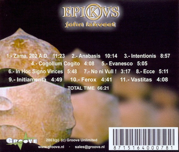 John Lakveet : Epikus (CD, Album)