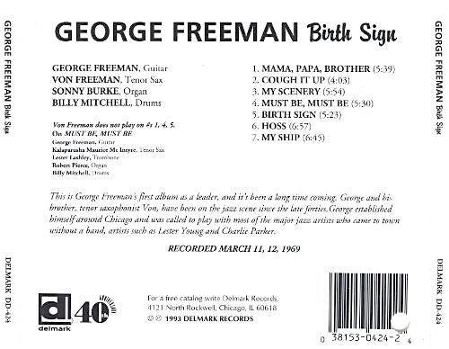 George Freeman : Birth Sign (CD, Album, RE)