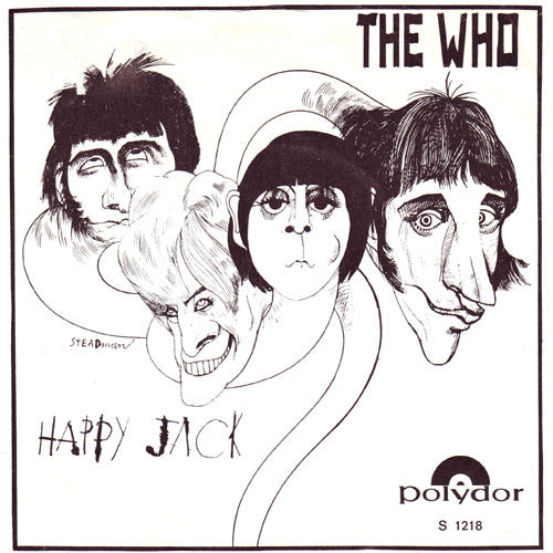 The Who : Happy Jack (7", Single, Mono)