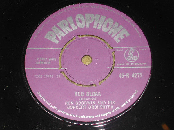 Ron Goodwin And His Orchestra : Elizabethan Serenade (7", Single, 4 p)