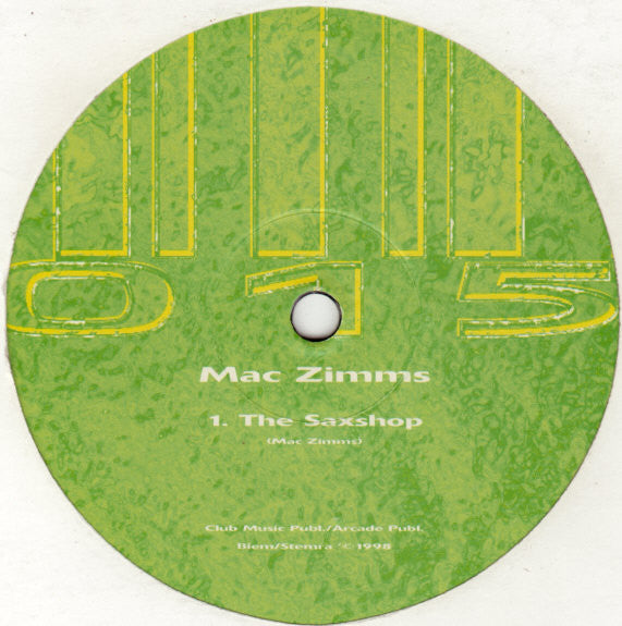 Mac Zimms : The Saxshop / Sounds Of Soul (12")
