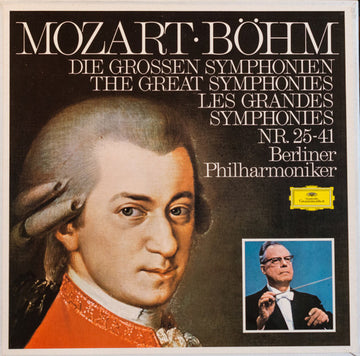 Wolfgang Amadeus Mozart ● Karl Böhm, Berliner Philharmoniker : Die Grossen Symphonien Nr.25-41 (7xLP, Comp, RE + Box)