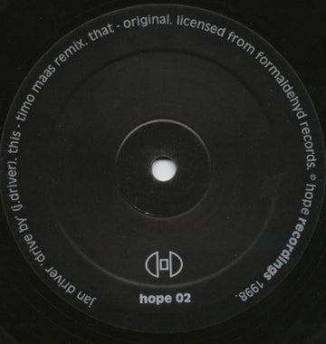 Jan Driver : Drive By (12")
