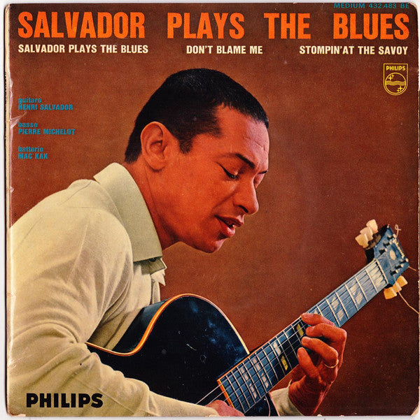 Henri Salvador : Salvador Plays The Blues (7", EP, RE)