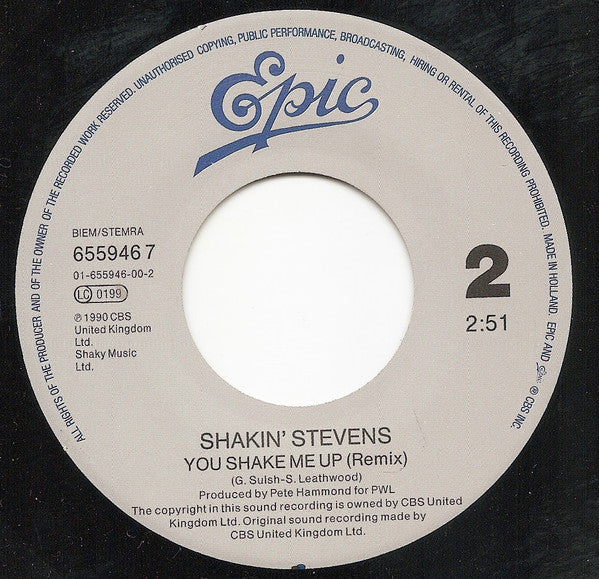 Shakin' Stevens : Yes I Do (7", Single)