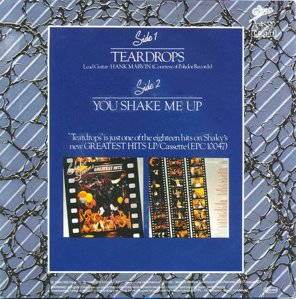 Shakin' Stevens : Teardrops (7", Single)