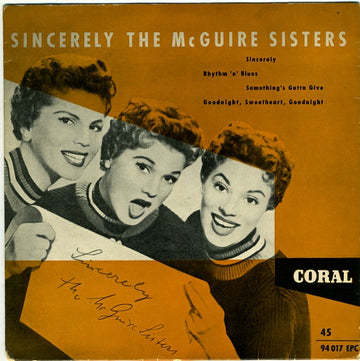 McGuire Sisters : Sincerely (7", EP)