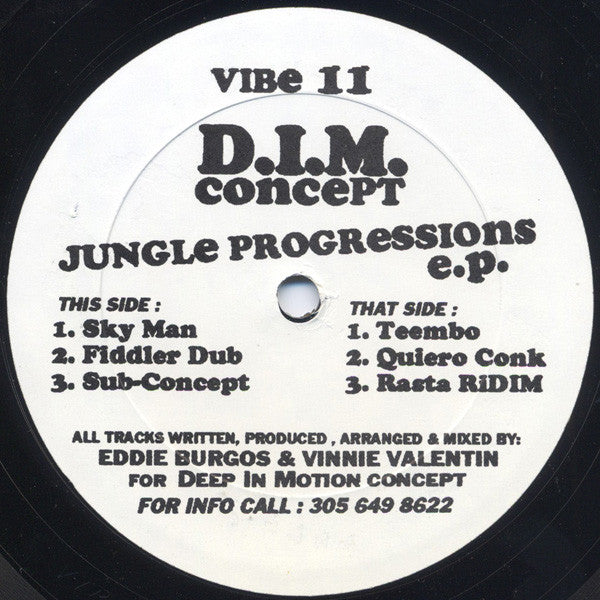 D.I.M. Concept : Jungle Progressions E.P. (12", EP)