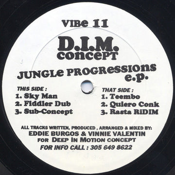 D.I.M. Concept : Jungle Progressions E.P. (12", EP)