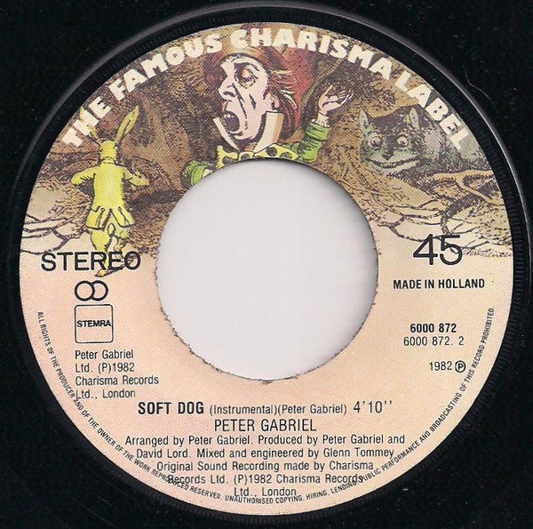 Peter Gabriel : Shock The Monkey (7", Single)