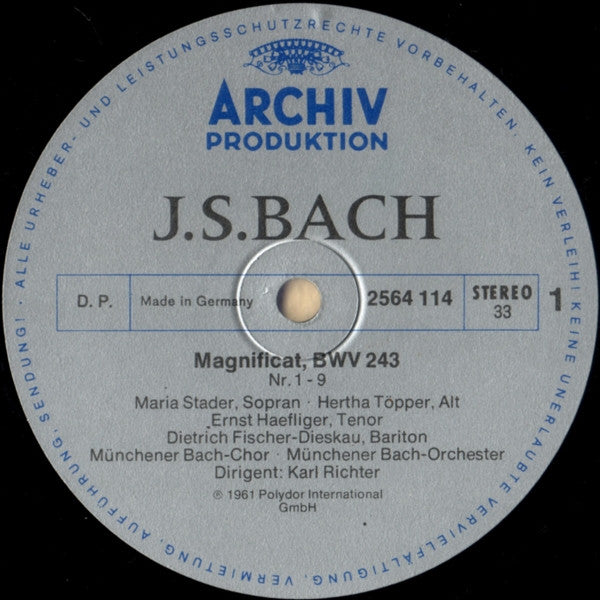 Johann Sebastian Bach : Konzerte - Concertos (11xLP, Comp + Box)