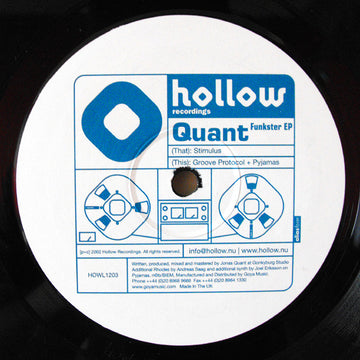 Quant : Funkster EP (12", EP)