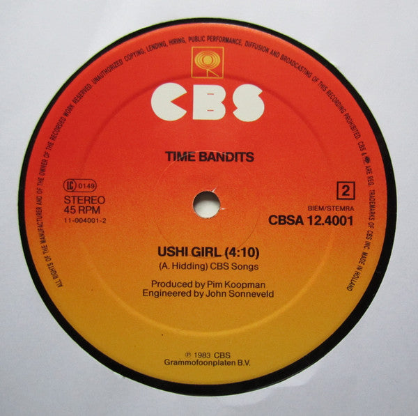 Time Bandits : Reach Out (Extended Version) (12", Maxi)