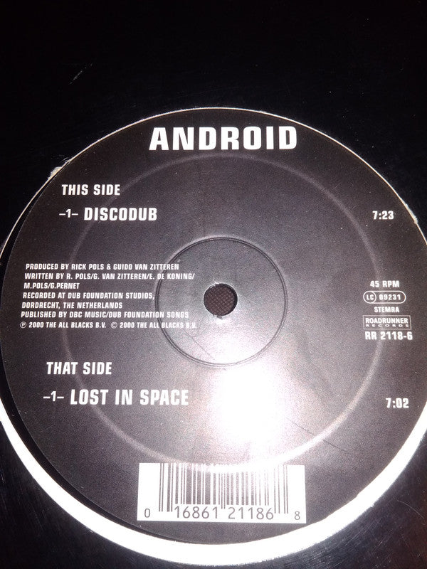 Android (7) : Discodub / Lost In Space (12")