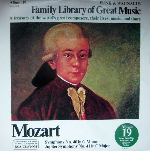 Wolfgang Amadeus Mozart : Symphony No. 40 In G Minor / Jupiter Symphony No. 41 In C Major (LP, Comp)