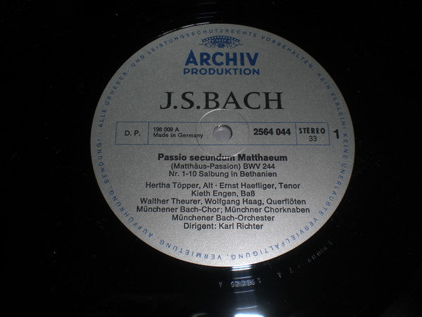 Johann Sebastian Bach : Passionen - Passions (Matthäus-Passion BWV 244 / Johannes-Passion BWV 245) (7xLP + Box, Comp)
